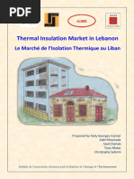 Thermal Insulation Market in Lebanon: Le Marché de L'isolation Thermique Au Liban