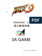 Pandora's Box 9 Game List