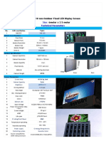 P10 Outdoor Fix LED Display 3 X 1.5 Meter Complience