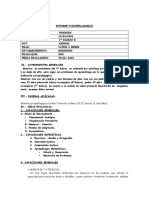 Informe Psicopedagogico