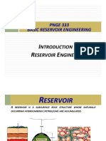 PNGE 333 Basic Reservoir Engineering: Ntroduction To Eservoir Ngineering