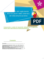 Componentes de Reglamento de Redes de Telecomunicaciones