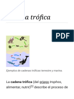 Cadena Trófica - Wikipedia, La Enciclopedia Libre PDF