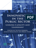 Innovation in The Public Sector - Linking Capacity and Leadership (Governance and Public Management)