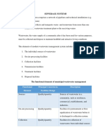 Sewerage Systems: Functional Element Principal Concerns in Facilities Design Description