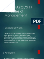 2.2 HENRI FAYOL'S 14 Principles of Management PDF