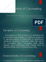 Disciplines of Counseling