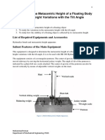 Metacentric Height Apparatus (Instruction)