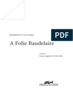 A Folie Baudelaire Roberto Calasso PDF