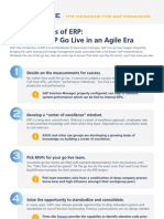 10 Keys To ERP Go Live in An Agile Era