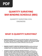 Bar Bending Scheule Quantity-Surveying Bhadanis Qs Institute India-Ppt-File