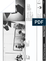 Berkey Colortran Set Light Spec Sheet 1980