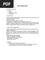 Caso Empresarial para Resolver