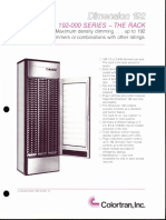 Colortran Dimension 192 Dimmer Rack Spec Sheet 1984