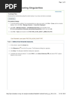 Procedure:: Treating Singularities