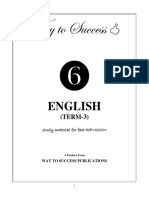 6th English Term III Study Material