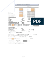 Design of Rectangular Beam: Calculation For Moment