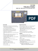 Vibration Welder: Table Size 1829 MM (72") by 610 MM (24")