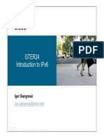 Gter24 Introduction To Ipv6: Igor Giangrossi