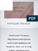 Fatigue Vocale PDF