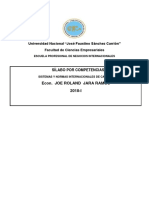 Syllabus Sistemas y Normas Internacionales de Calidad-A