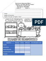 Diagnóstico Cuarto Grado