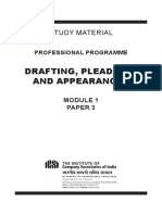 Drafting Apperances Pleadings NewSyllabus PDF