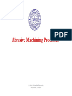 Abrasive Machining Processes: N. Sinha, Mechanical Engineering Department, IIT Kanpur