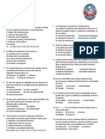 Examen Trimestral Economía 5° Sec (1° Trim)