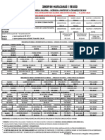 Tabela Salarial 1º de MARÇO ATUALIZADA