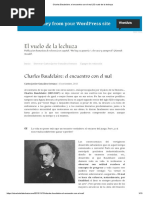 Baudelaire El Encuentro Del Mal