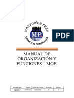 Manual de Organización y Funciones