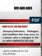 Sti, Hiv and Aids: Genelyn A. Diaz