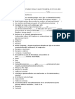 Evaluación de Estudios Sociales Del Sexto Parcial de Octavo Año