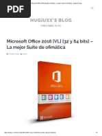 Microsoft Office 2016 (VL) (32 y 64 Bits) - La Mejor Suite de Ofimática - Hugiuxx's Blog PDF