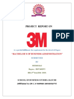 Project Report On 3M