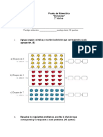 Prueba Divisiones 2° Basico