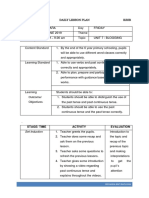 Daily Lesson Plan KSSR: Stage/ Time Activity Evaluation