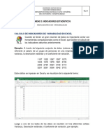 Calculo de Indicadores de Variabilidad en Excel