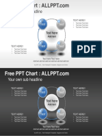 4 Circle Porcess PPT Diagram Widescreen1