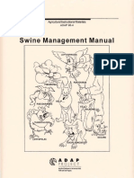 Swine Management Manual: Agricultural Instructional