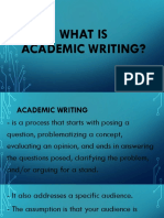 Academic Writing