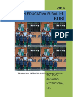 Proyecto Educativo Institucional El Rubi 2015