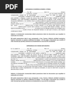 Declaracion Juramentada