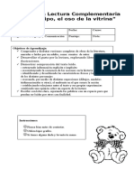 Evaluación Pipo El Oso en La Vitrina Diferenciada