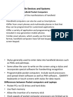 Mobile Devices and Systems: Handheld Pocket Computers