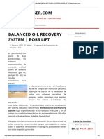 Balance Oil Recovery System