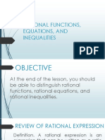 7 Rational Functions Equations Inequalities