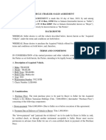 Vehicle Sales Agreement - Trailer PDF