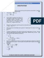 Gravitation (Practice Questions)